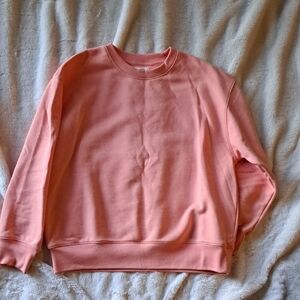 American Eagle Outfitters Coral Crew Neck Sweater